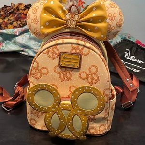 Loungefly Disney Parks exclusive Mickey pretzel bag and ears